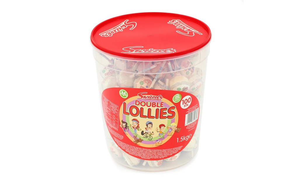 Swizzels Lollipop Double Lollies 100 pièces