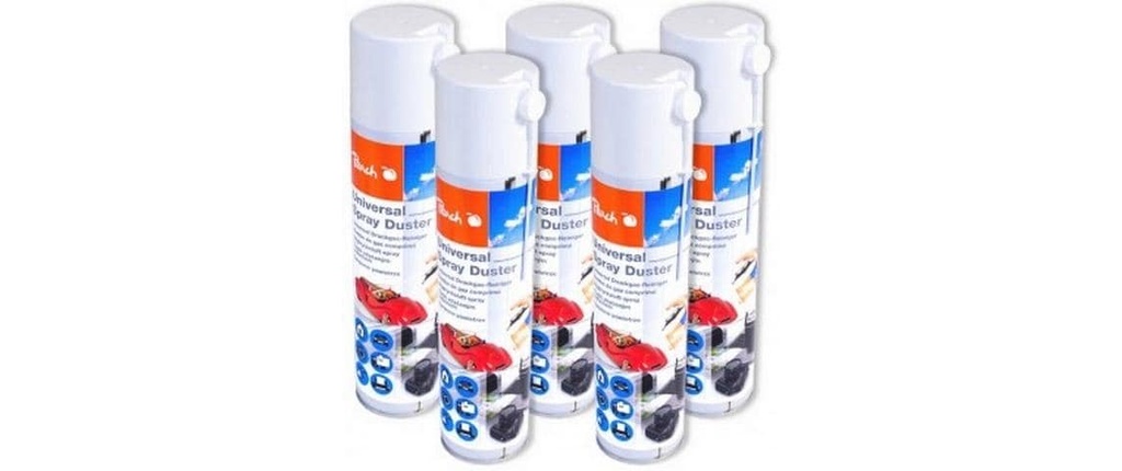 Peach Nettoyant à air comprimé Spray PA100 400 ml, Paquet de 5