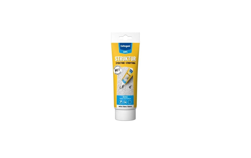 Coltogum Mastic d'étanchéité structure acrylique blanc 100 ml