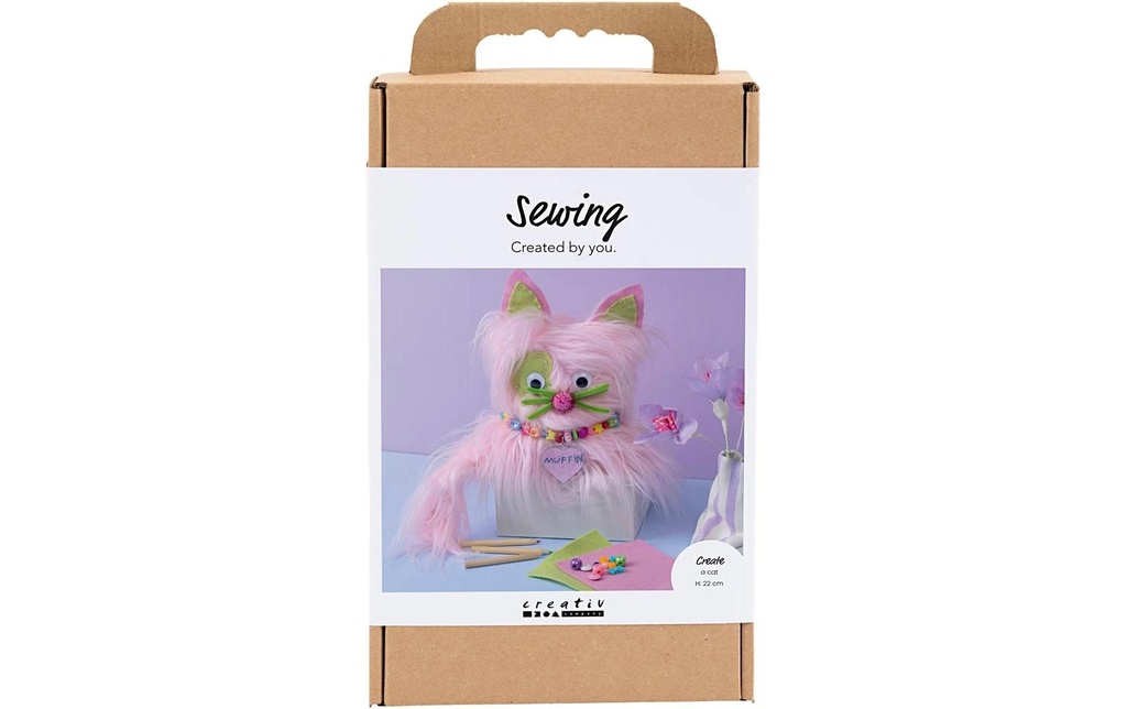 Creativ Company Kit de bricolage créatif couture, chat