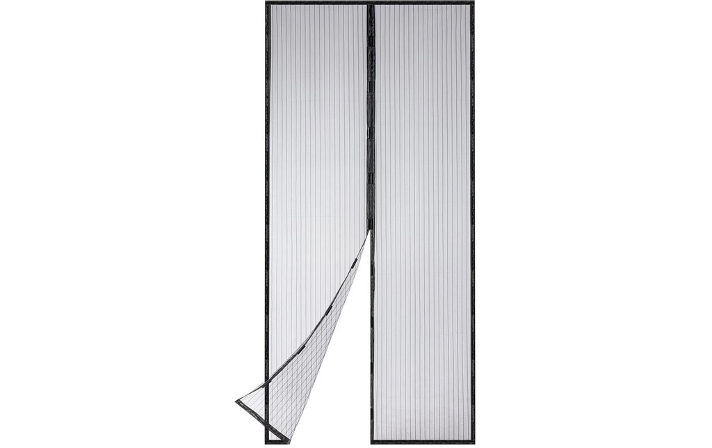 EASYmaxx Moustiquaire 100 x 210 cm Magic Klick, noir