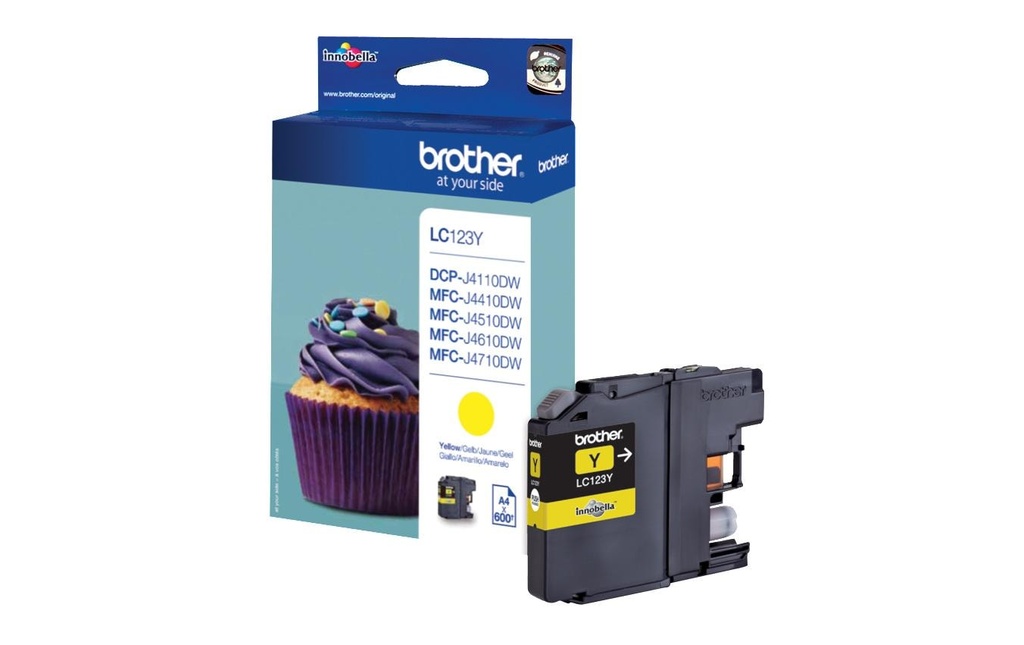BROTHER Brother cart.encre LC-123 yel