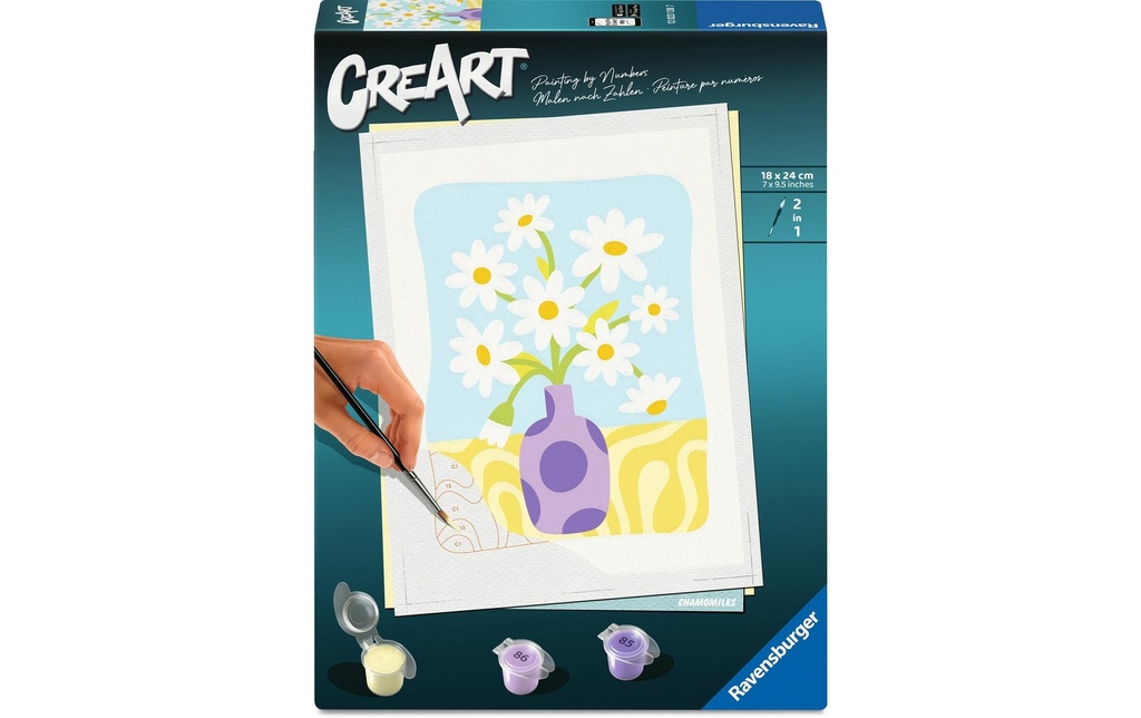 Ravensburger Peinture par numéros CreArt Camomille