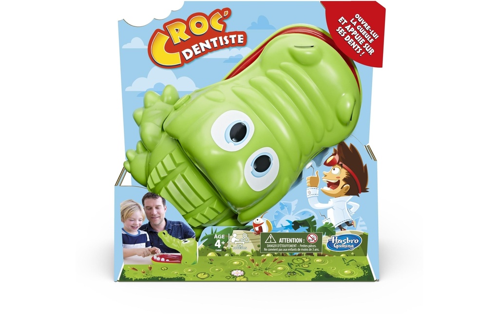 Hasbro Gaming Jeux d’enfant Croc` Dentiste -FR-