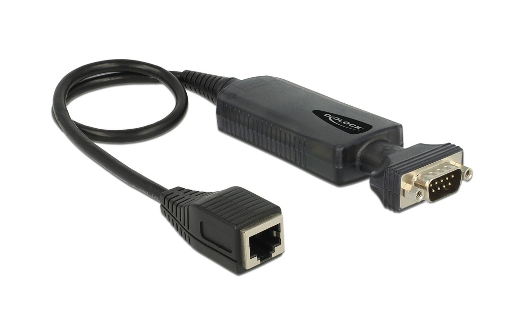 Delock Adaptateurs réseau RS232 - LAN Ethernet convertisseur