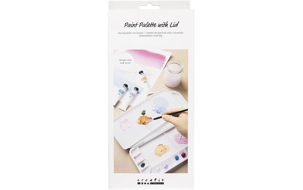 Creativ Company Palette de couleurs 27 x 12.7 x 2.3 cm