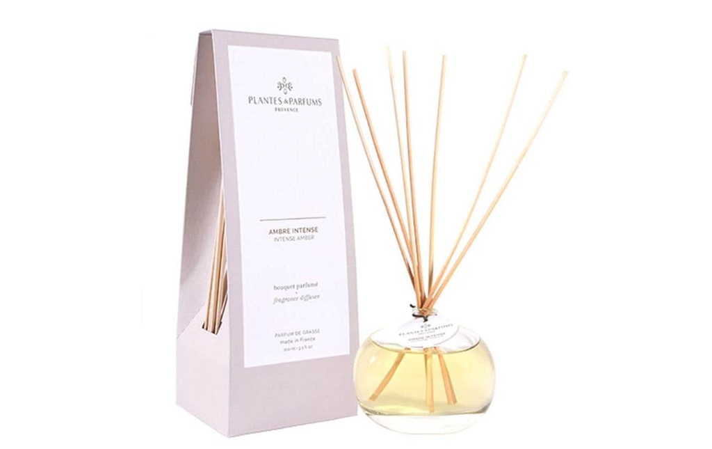 Plantes & Parfums Bâtonnets parfumés Ambre intense 100 ml