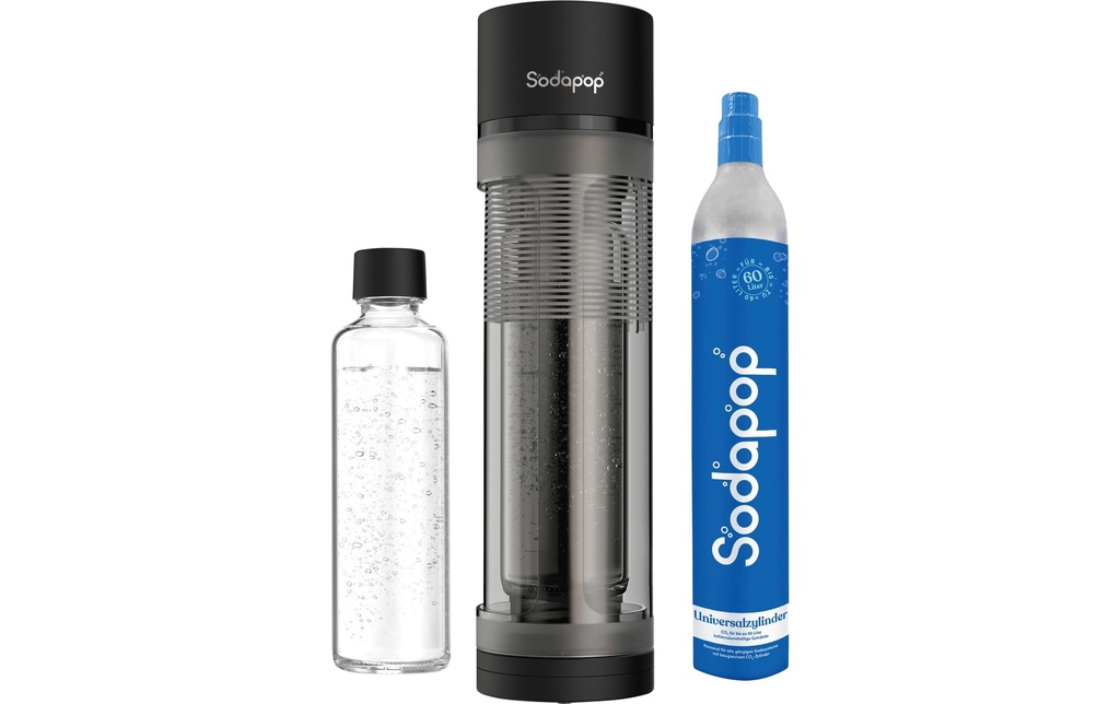 Sodapop Gazéificateur d’eau Logan noir mat