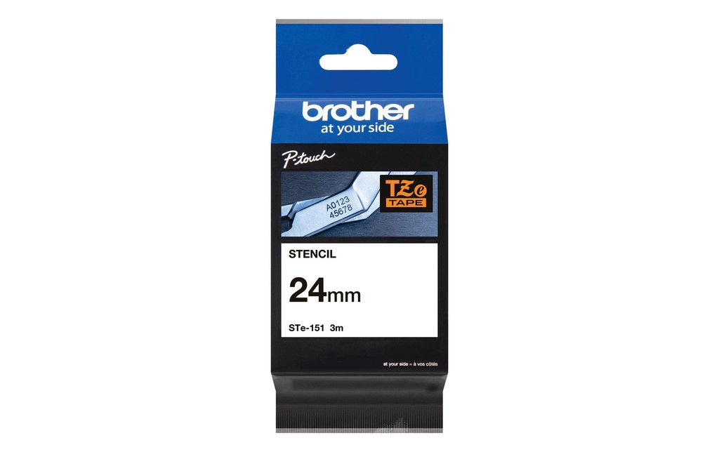 P-TOUCH Brother ruban chablon 24mm bk