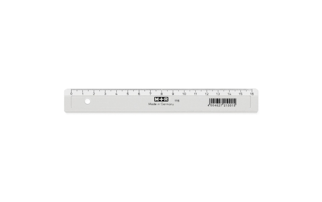M+R Règle Échelle 16 cm