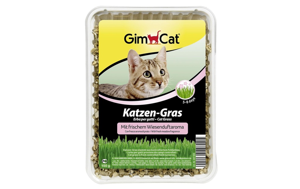 Gimpet Compléments alimentaires pour chats Herbe à chat parfumée à la prairie, 150 g