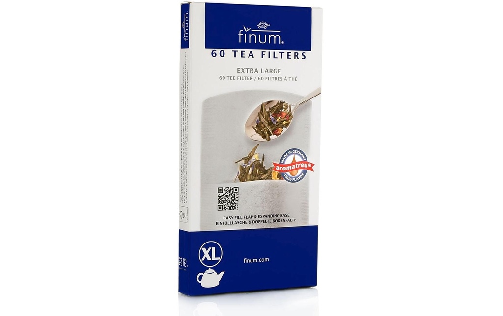Finum Filtre à thé XL 60 Pièce/s