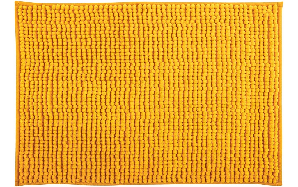 MSV Tapis de bain Chenille 60 x 90 cm, Safran