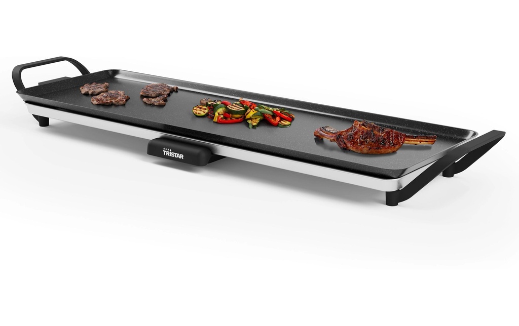 Tristar Barbecue de table BP-2668 Slim L 1800 W