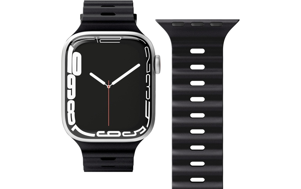 Vonmählen Wave Band Apple Watch 44/45/46/49 mm Black