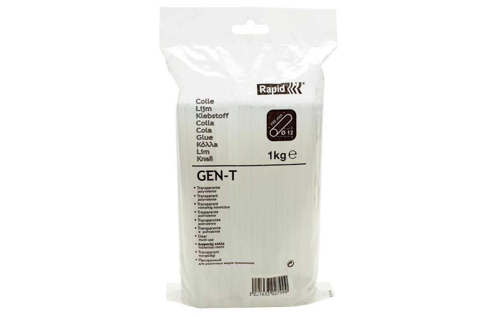 Rapid Bâtonnet de colle GEN-T Universel 12 mm/1.0 kg