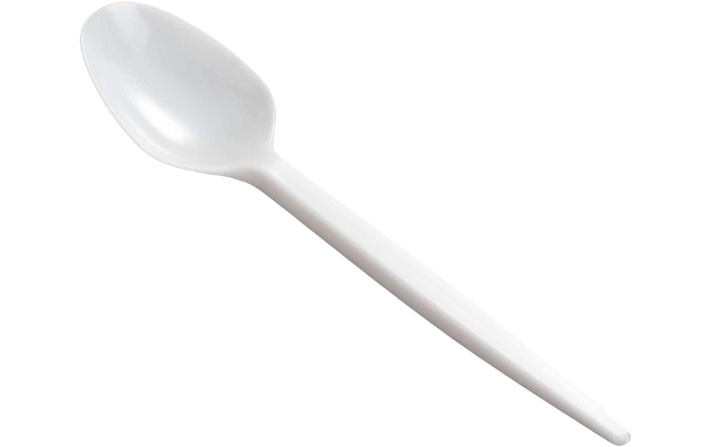 Weita Cuillères à café jetables 100 Pièce/s, Blanc