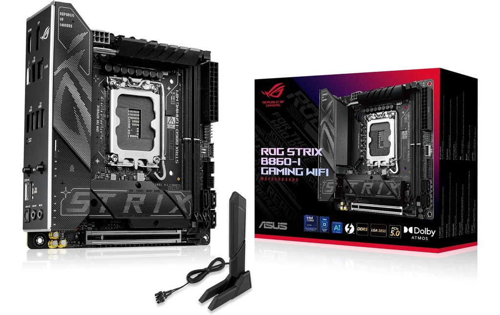 ASUS ROG Carte mère ROG STRIX B860-I GAMING WIFi