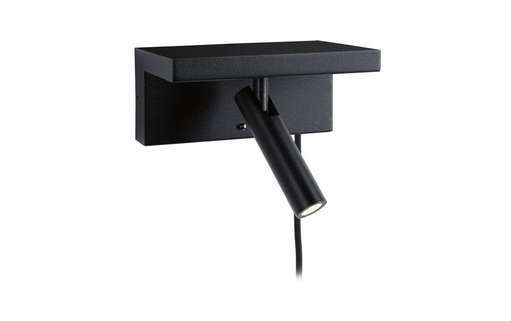 Paulmann Applique murale 3-Step-Dim Jerik USB C Noir