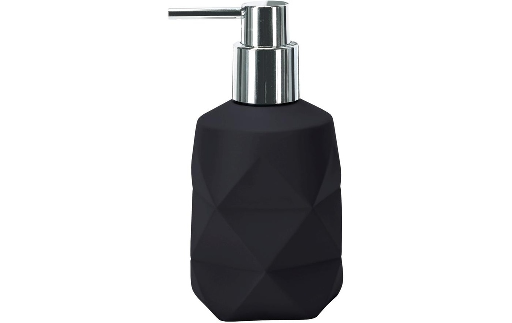 Kleine Wolke Distributeur de savon Crackle 200 ml, Noir
