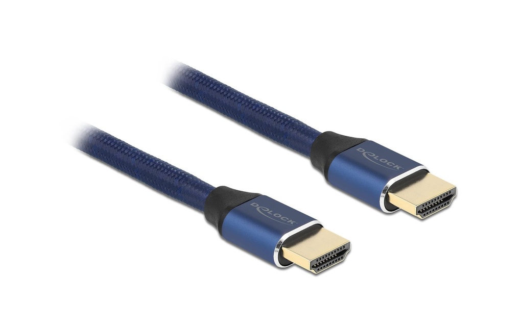 Delock Câble 8K 60Hz HDMI - HDMI, 0.5 m, Bleu