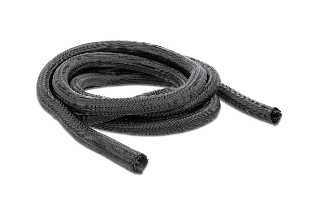 Delock Gaine de câble 2 m x 9 mm Noir