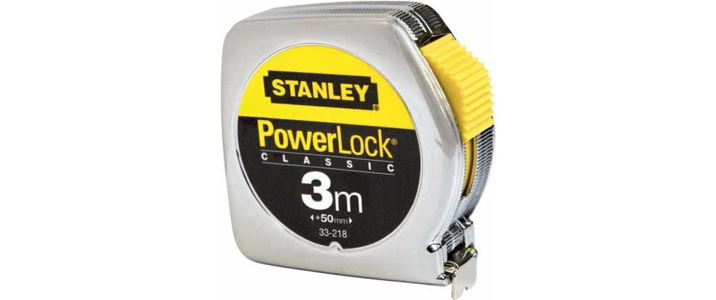 Stanley Mètre ruban Powerlock 3 m