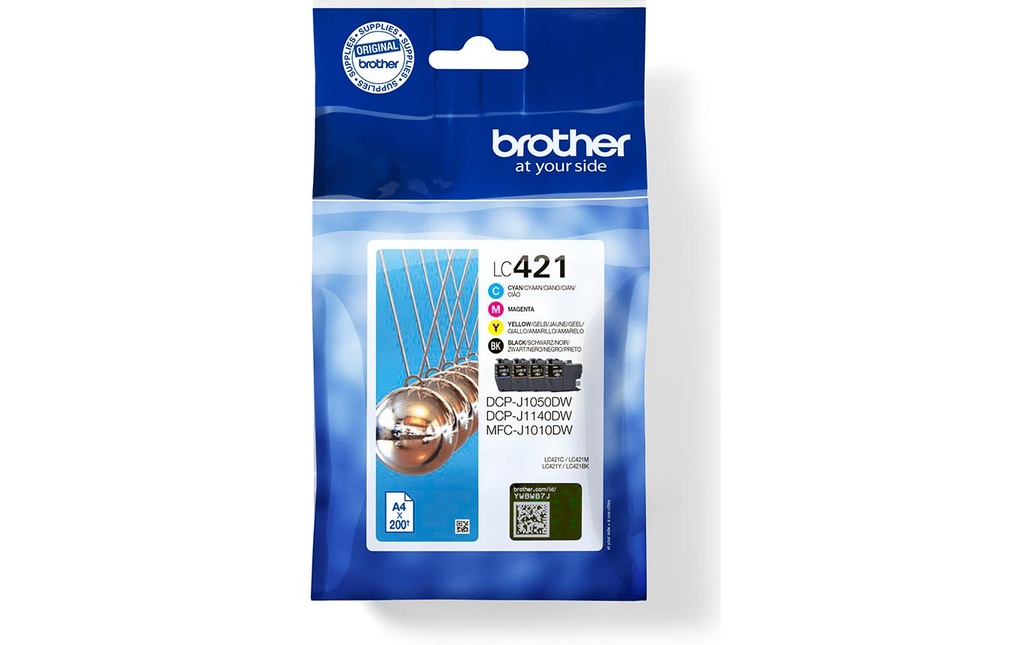 BROTHER Brother cart.encre LC421 bcmy (4 pces)