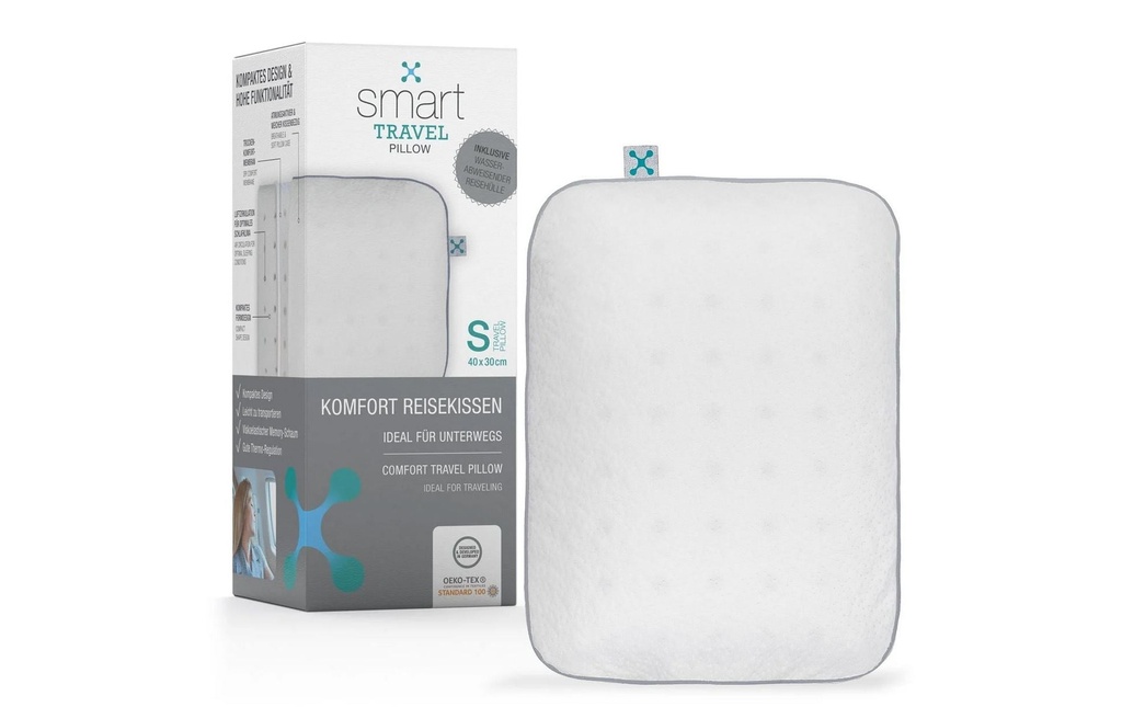 Smartsleep Coussin de nuque Travel S 40 x 30 x 10 cm