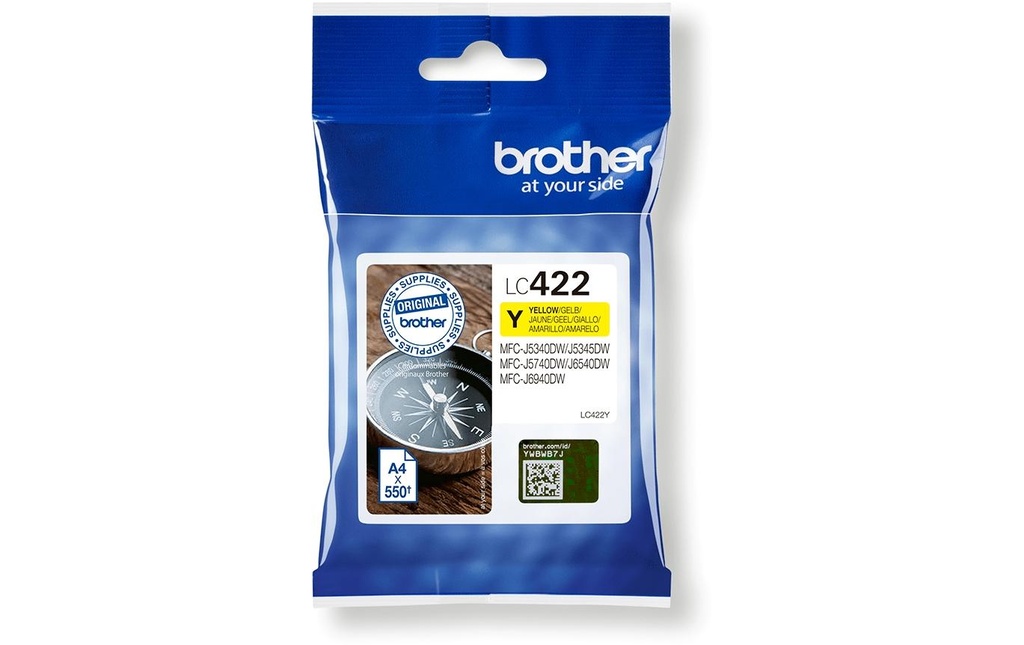 BROTHER Brother cart.encre LC422Y
