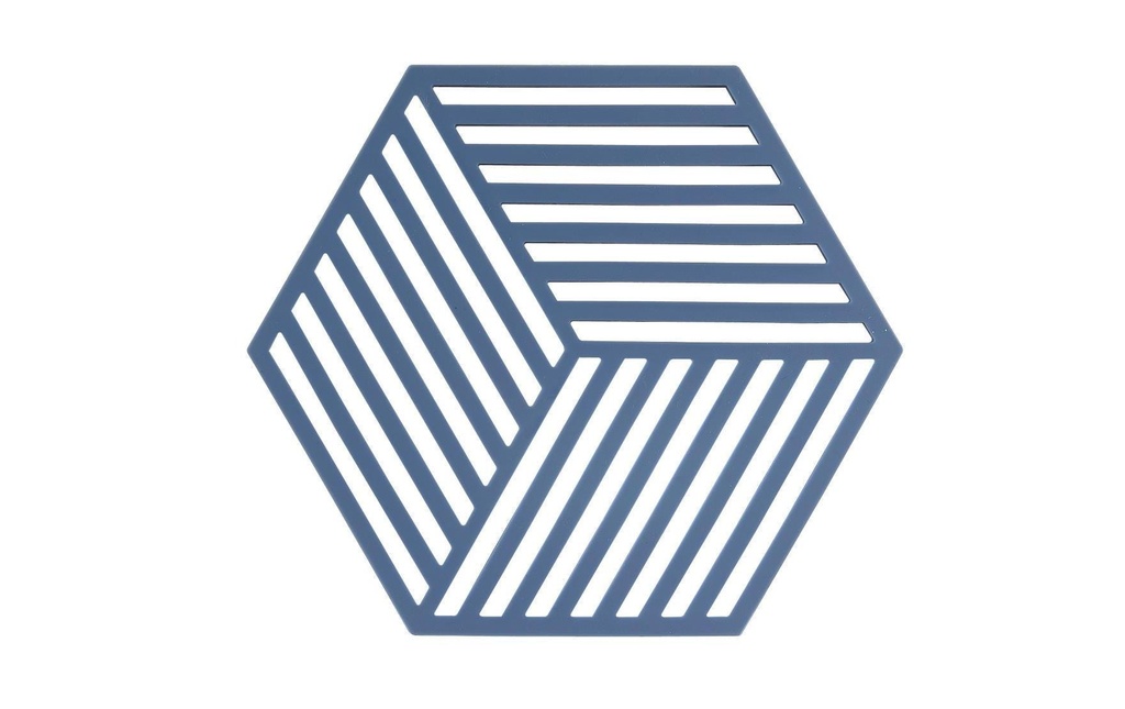 Zone Denmark Dessous de plat Hexagon Bleu