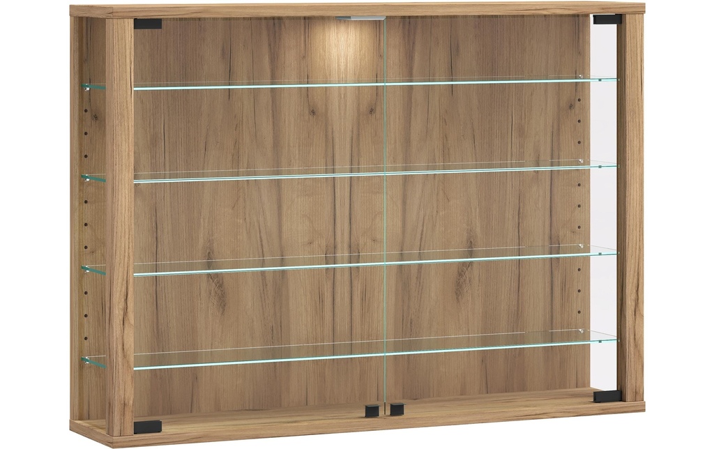 VCM Vitrine Vitrosa L 82.6 x 59.9 cm,  Chêne miel