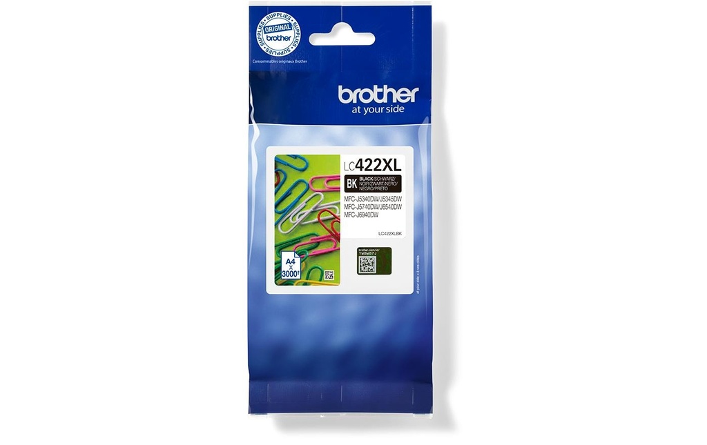BROTHER Brother cart.encre LC422XLBK