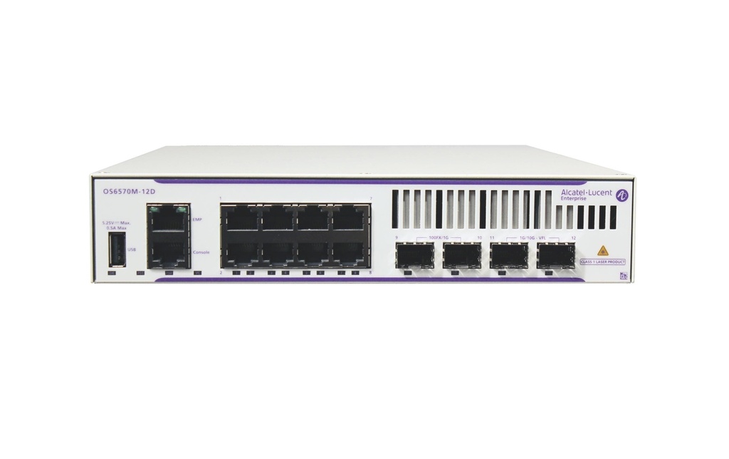 Alcatel-Lucent Switch OmniSwitch OS6570M-12 12 ports