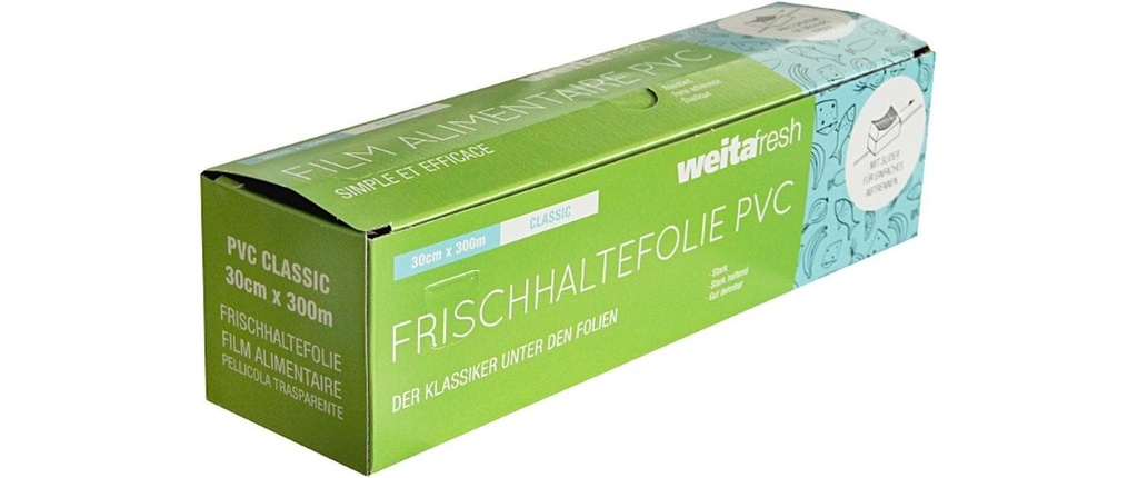 Weita Film alimentaire avec slider 1 Pièce/s, Transparent, 30 cm