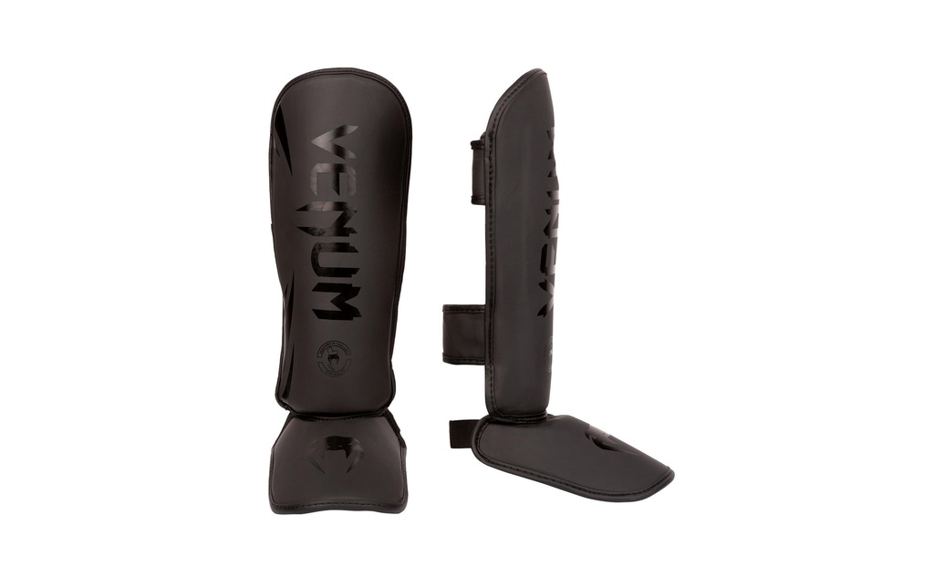 Venum Challenger Kids Shin Guards, Noir Taille L
