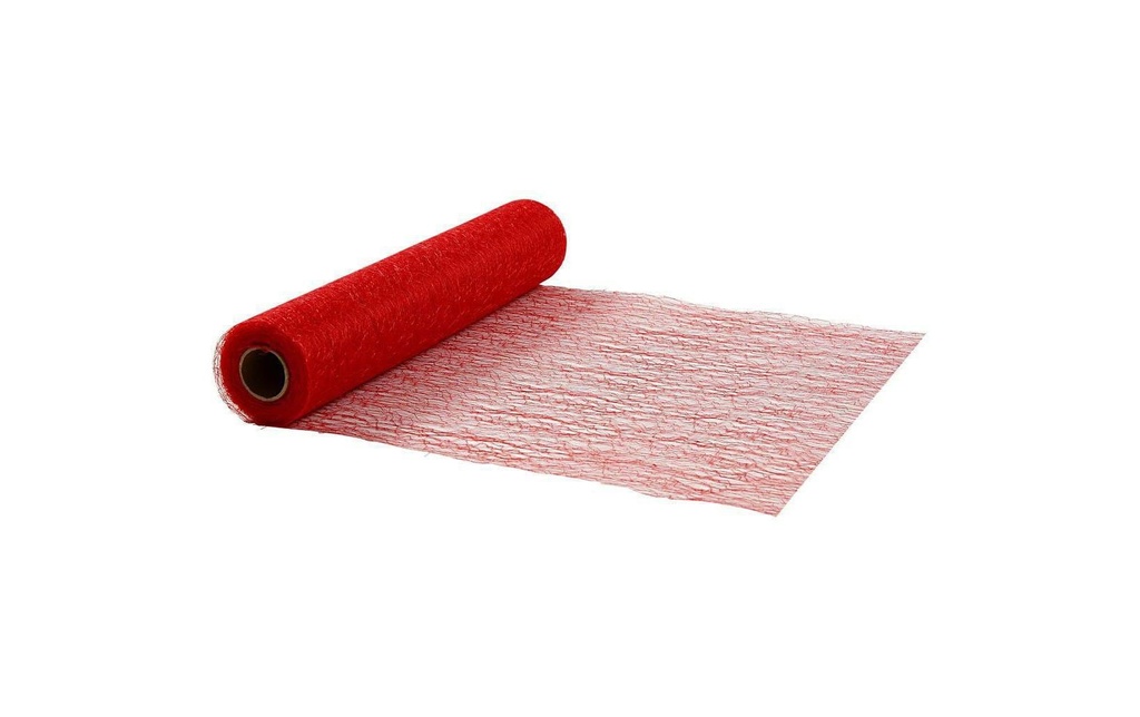 Creativ Company Chemin de table 30 cm x 1000 cm, Rouge