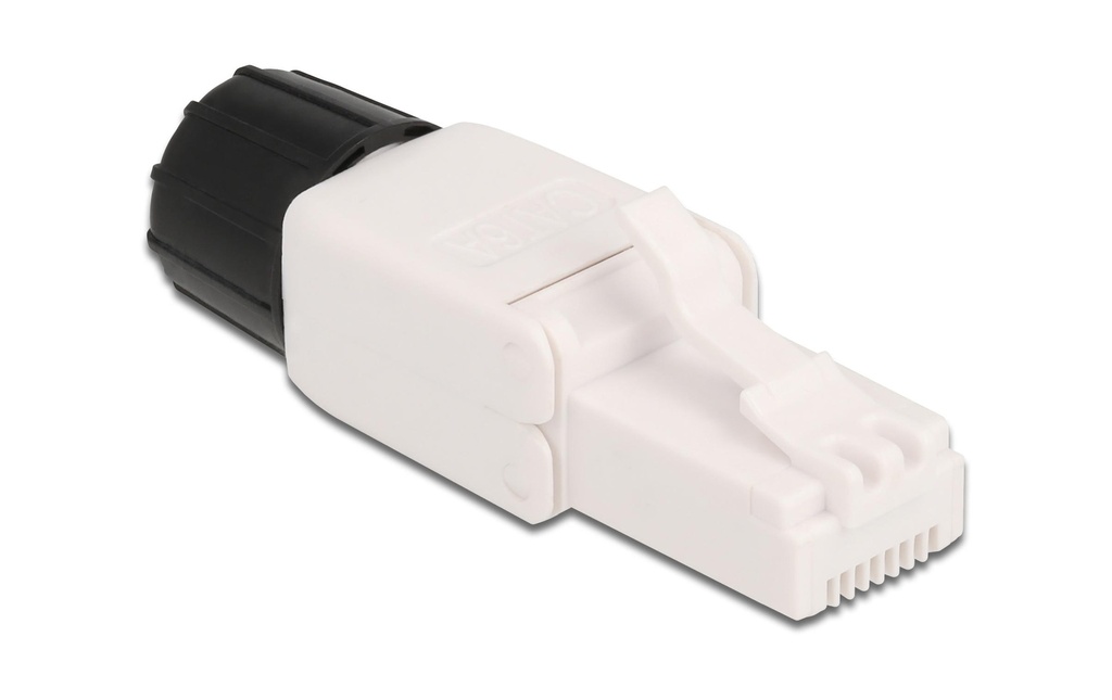 Delock Connecteur RJ45 Cat.6A UTP sans outil 1 Pièce/s, Blanc