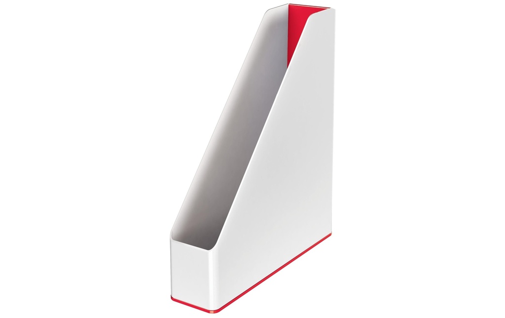 Leitz Porte-revue WOW Duo Colour A4 Rouge/Blanc