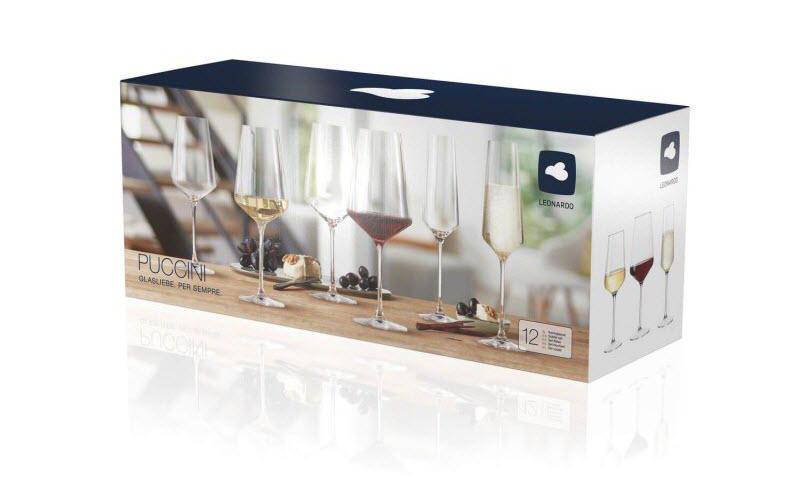LEONARDO Service de verres à vin Puccini 12 pièces, transparent