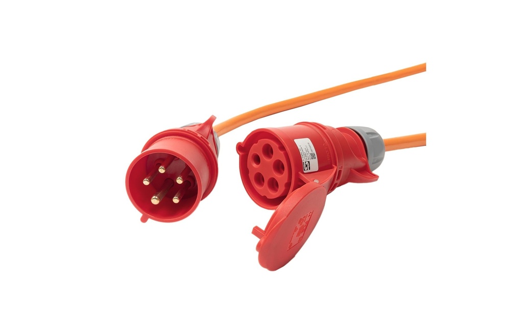 STEFFEN Câble de prolongation EPR-PUR CEE32/5 - CEE32/5 Orange, 30 m
