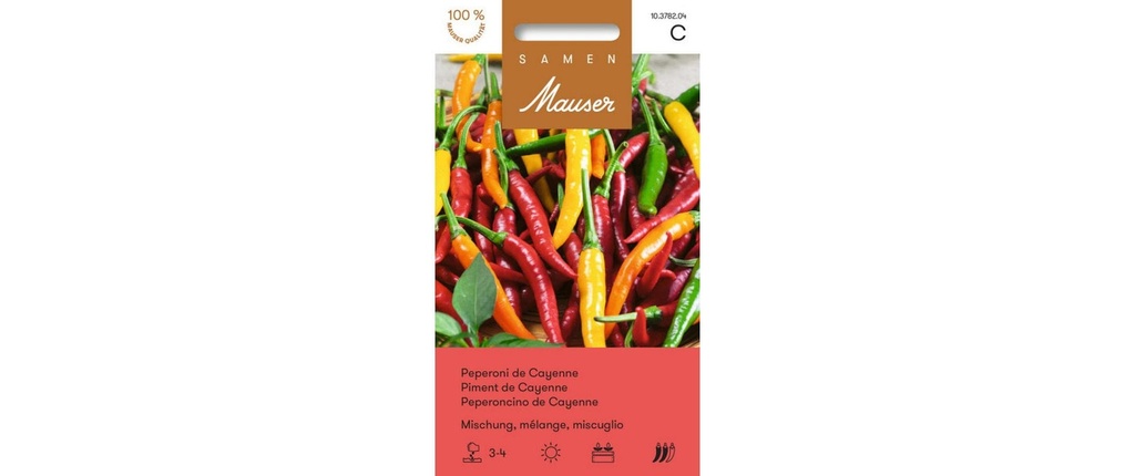 Samen Mauser Semence Mélange Pepperoni de Cayenne