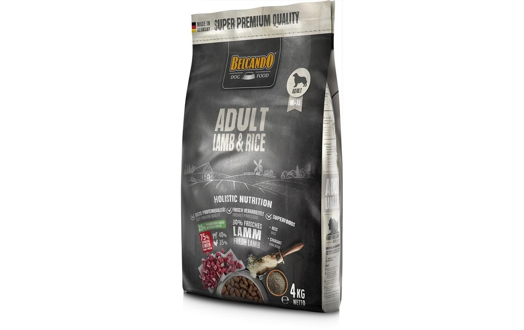 Belcando Alimentation sèche Adult agneau riz, 4 kg