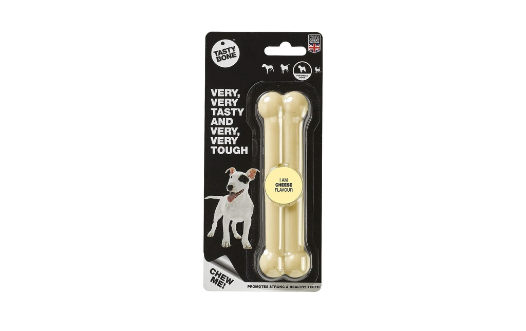 Tasty Bone Jouets en forme d'os au goût de fromage, S