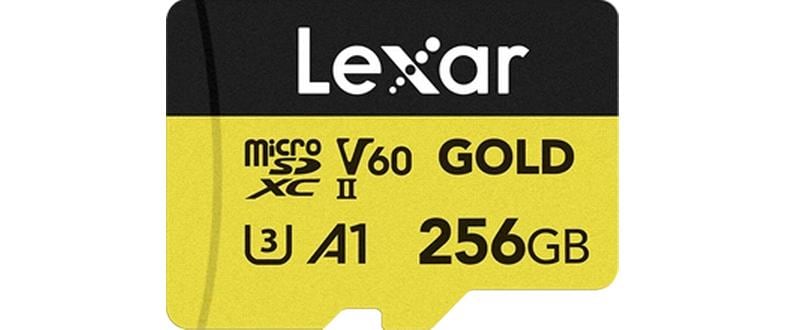 Lexar Carte microSDXC Professional Gold 256 GB