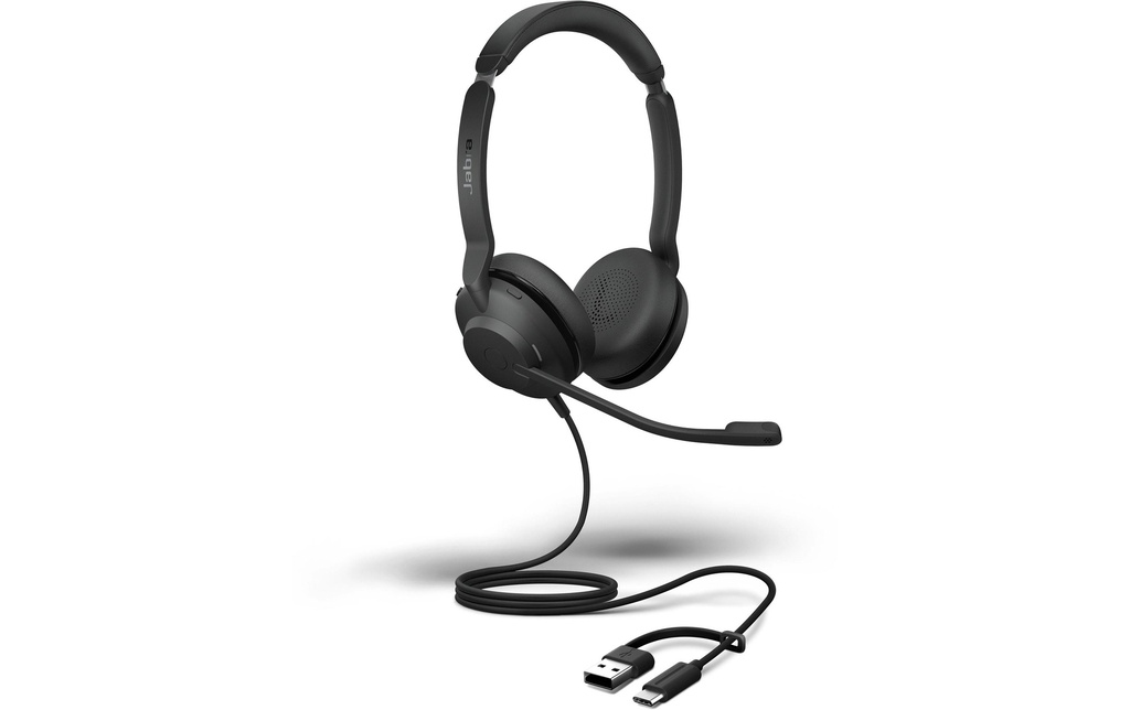 Jabra Casque avec micro Evolve2 30 SE Stereo UC USB C/A