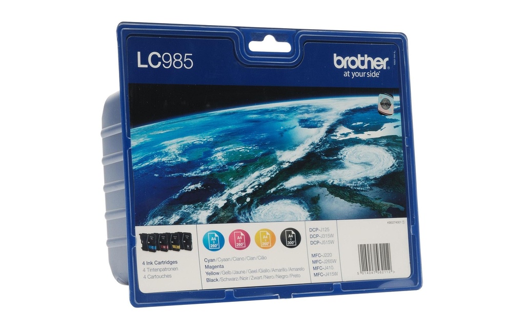 BROTHER Brother cart.encre LC-985 bcmy (4 pces)