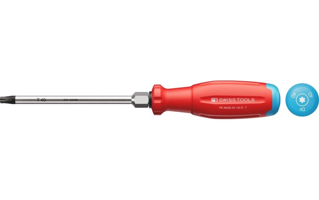 PB Swiss Tools Tournevis 38400 SwissGrip Evo TX 40