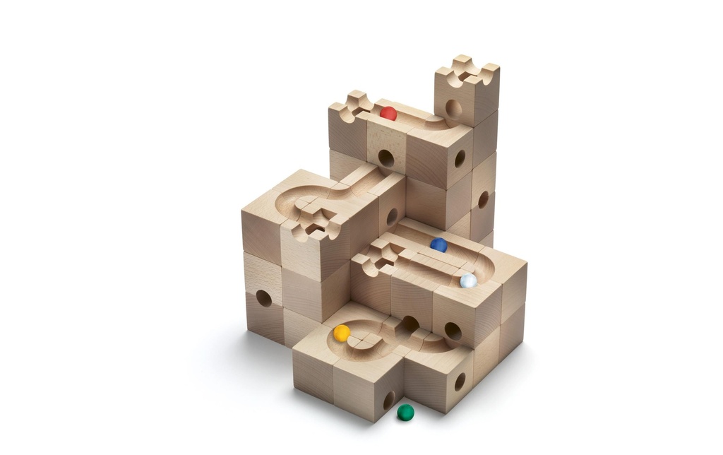 Cuboro Circuit de billes Standard 50 Le grand kit de démarrage