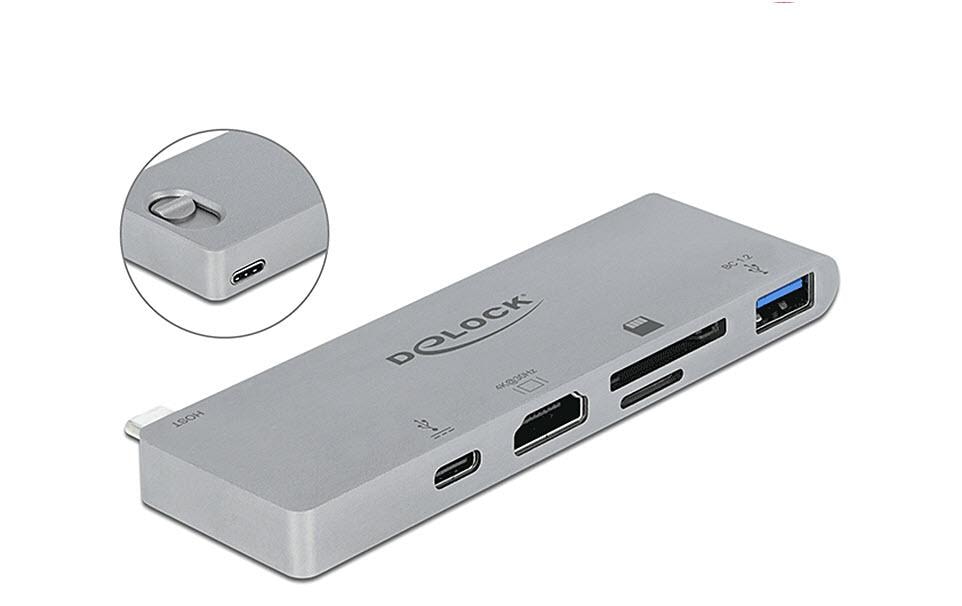 Delock Station d'accueil 87745 USB-C – HDMI/SD/USB